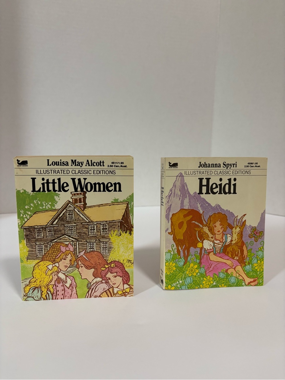 ⭐️ Illustrated Classics Young Readers Little Women Heidi Book Lot 2